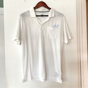 Puma men’s polo shirt white size small